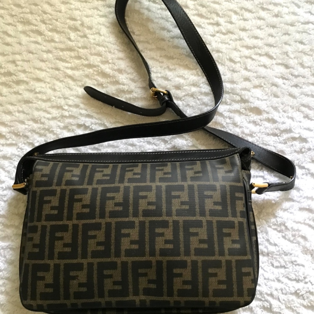 1980s Vintage Fendi FF Shoulder bag - Picture 3 of 5